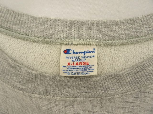 画像: 80'S CHAMPION トリコタグ リバースウィーブ 染み込みプリント USA製 (VINTAGE)