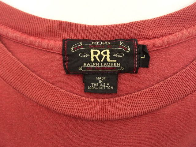 画像: 90'S RRL 初期 三ツ星タグ トラックプリント Tシャツ USA製 (VINTAGE)