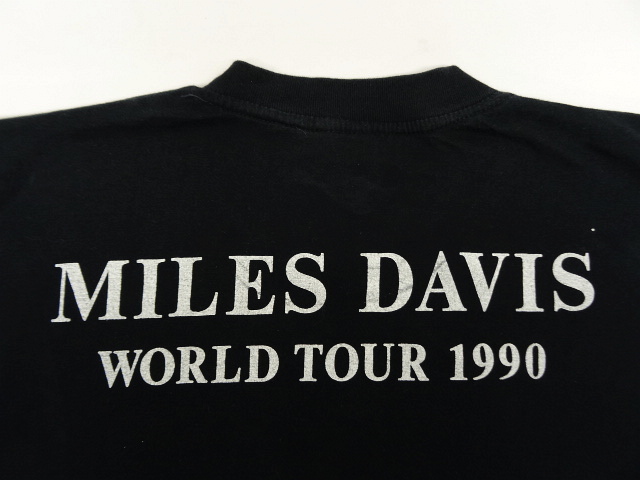 画像: 90'S MILES DAVIS ワールドツアー Tシャツ BLACK (VINTAGE)