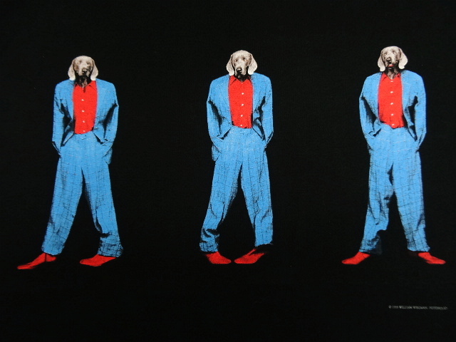 画像: 90'S WILLIAM WEGMAN FOTOFOLIO製 Tシャツ (DEADSTOCK)