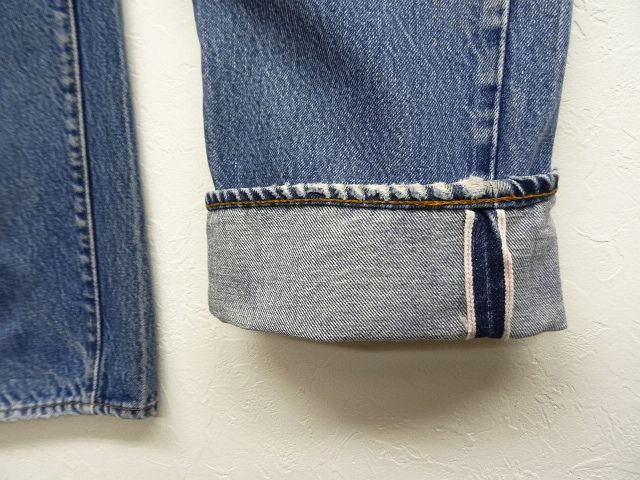 画像: 80'S LEVIS 501 赤耳 デニム USA製 W33L32 (VINTAGE)