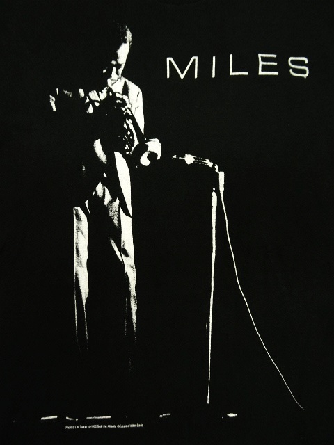 画像: 90'S MILES DAVIS Tシャツ BLACK (VINTAGE)