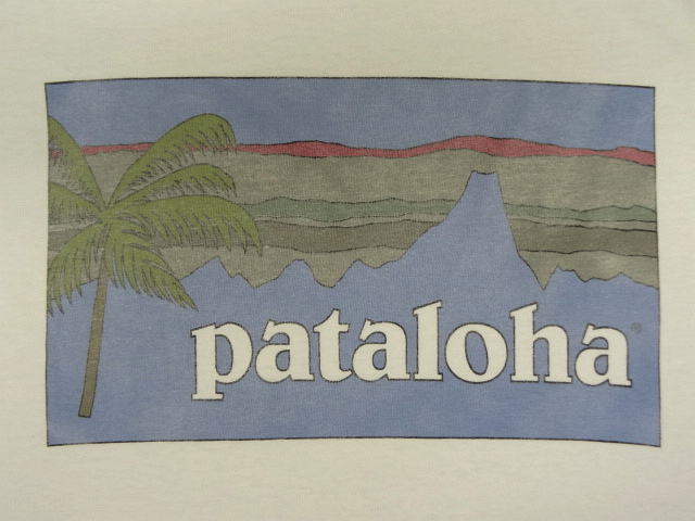 画像: PATALOHA 白タグ バックプリント ロゴ 半袖Tシャツ USA製 (USED)