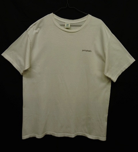 画像: PATALOHA 白タグ バックプリント ロゴ 半袖Tシャツ USA製 (USED)