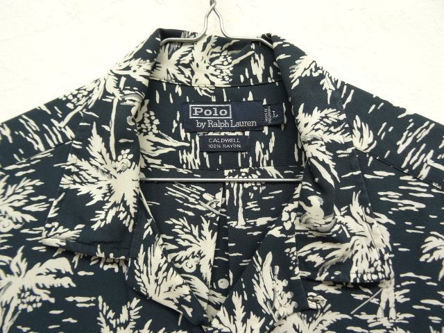 画像: 90'S RALPH LAUREN レーヨン オープンカラー アロハシャツ (VINTAGE)