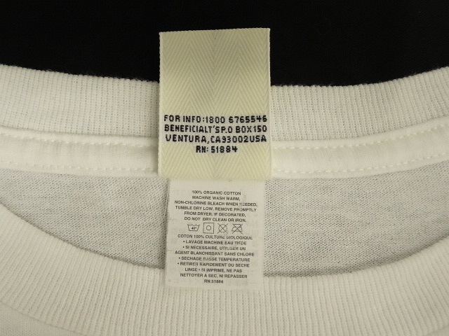 画像: 90'S PATAGONIA "Beneficial T's" オーガニックコットン 半袖Tシャツ (DEADSTOCK)