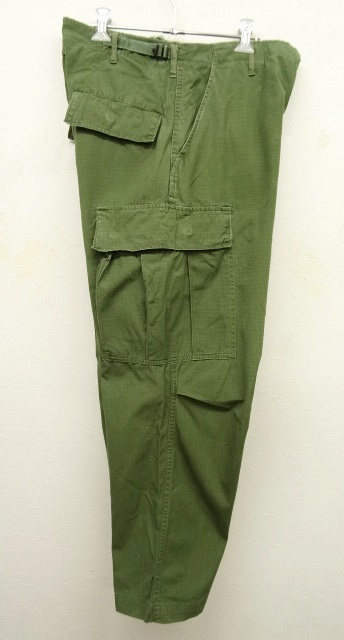 画像: 60'S アメリカ軍 US ARMY "JUNGLE FATIGUE 4th" カーゴパンツ S-R (VINTAGE)