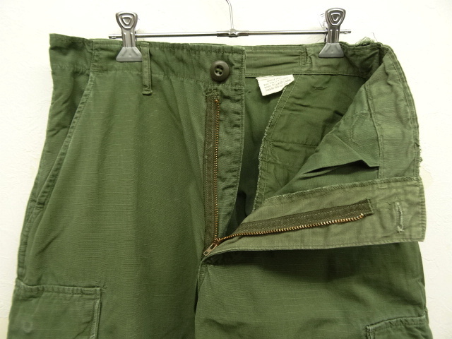 画像: 60'S アメリカ軍 US ARMY "JUNGLE FATIGUE 4th" カーゴパンツ S-R (VINTAGE)