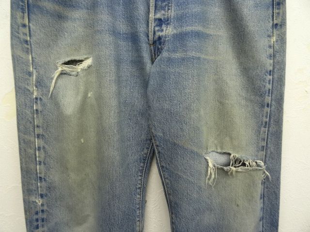 画像: 70'S LEVIS 501 66後期 赤耳 デニム USA製 W38L32 (VINTAGE)