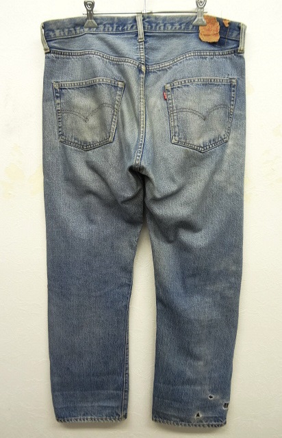 画像: 70'S LEVIS 501 66後期 赤耳 デニム USA製 W38L32 (VINTAGE)