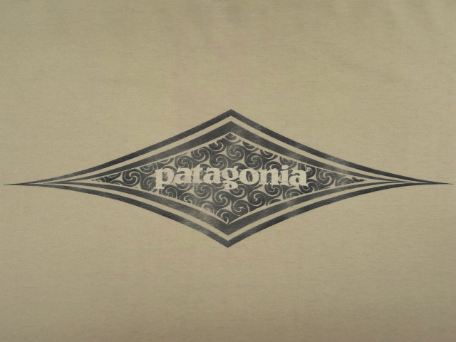 画像: 90'S PATAGONIA 白タグ バックプリント ロゴ 長袖Tシャツ USA製 (VINTAGE)