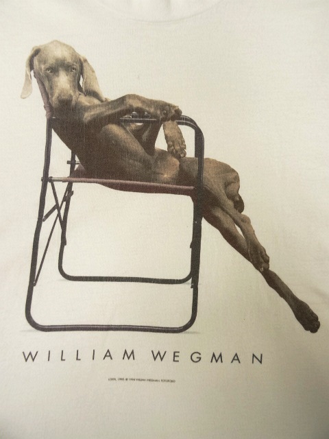 画像: 90'S WILLIAM WEGMAN "LOLITA" FOTOFOLIO製 Tシャツ (VINTAGE)