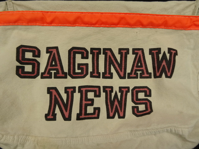 画像: 60'S SAGINAW NEWS ニュースペーパーバッグ (VINTAGE)