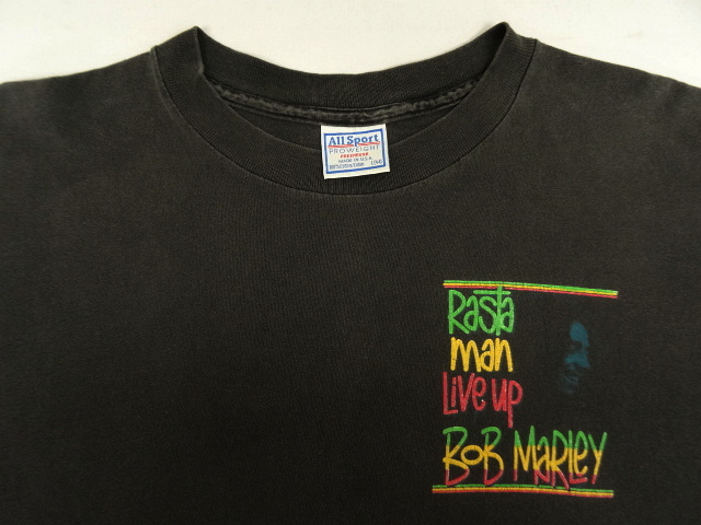 画像: 90'S BOB MARLEY "RASTAMAN LIVE UP!" オフィシャル Tシャツ USA製 (VINTAGE)