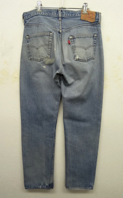 画像: 80'S LEVIS 501 赤耳 デニム USA製 W34L34 (VINTAGE)