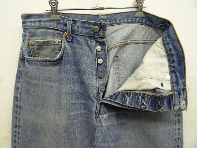 画像: 80'S LEVIS 501 赤耳 デニム USA製 W34L34 (VINTAGE)