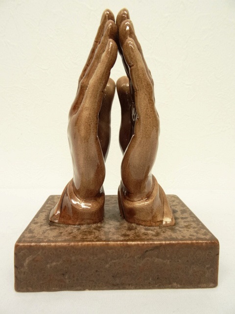 画像: PRAYING HANDS プレイハンド セラミック製 オーナメント 置物 (ANTIQUE)