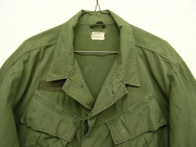 画像: 60'S アメリカ軍 US ARMY "JUNGLE FATIGUE 3rd" ノンリップ ファティーグジャケット L-R (VINTAGE)