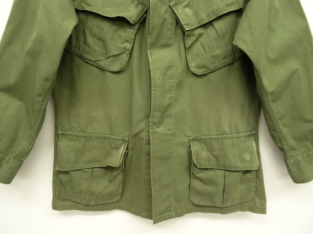 画像: 60'S アメリカ軍 US ARMY "JUNGLE FATIGUE 3rd" ノンリップ ファティーグジャケット M-R (VINTAGE)