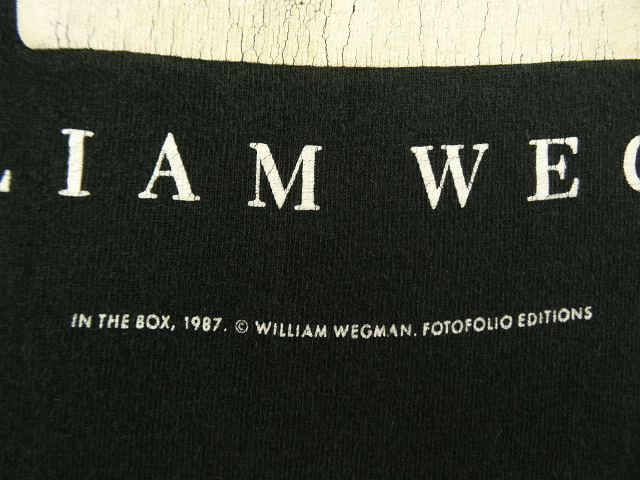 画像: 80'S WILLIAM WEGMAN "IN THE BOX" FOTOFOLIO製 Tシャツ USA製 (VINTAGE)