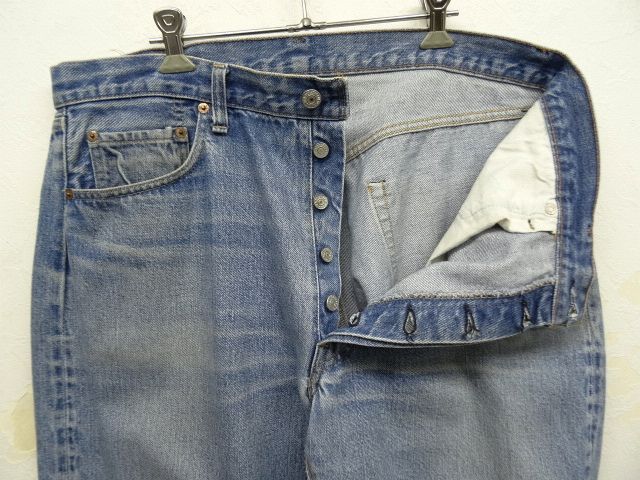 画像: 70'S LEVIS 501 66後期 赤耳 デニム USA製 W38L33 (VINTAGE)