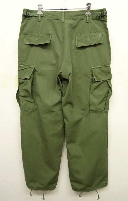 画像: 60'S アメリカ軍 US ARMY "JUNGLE FATIGUE 3rd" ノンリップ カーゴパンツ M-SHORT (VINTAGE)