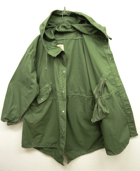 画像: 70'S アメリカ軍 US ARMY スノーカモパーカー 後染めOLIVE (VINTAGE)