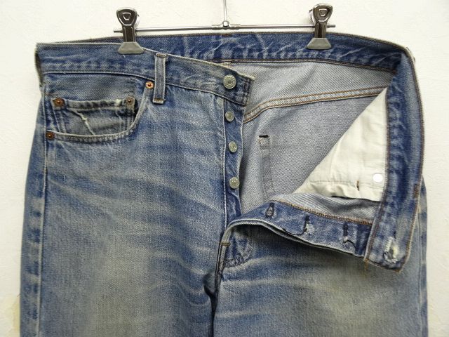 画像: 80'S LEVIS 501 赤耳 デニム USA製 W36L34 (VINTAGE)