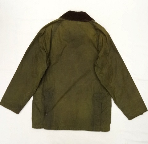 画像: 80'S BARBOUR 2クレスト "4POCKET BEDALE" オイルドジャケット OLIVE イングランド製 (VINTAGE)