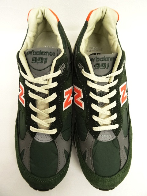 画像: New Balance M991TNF オリーブ/オレンジ イングランド製 (NEW)