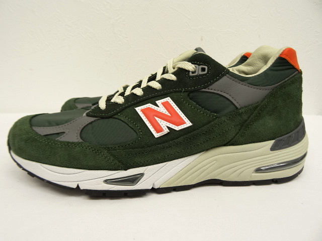 画像: New Balance M991TNF オリーブ/オレンジ イングランド製 (NEW)