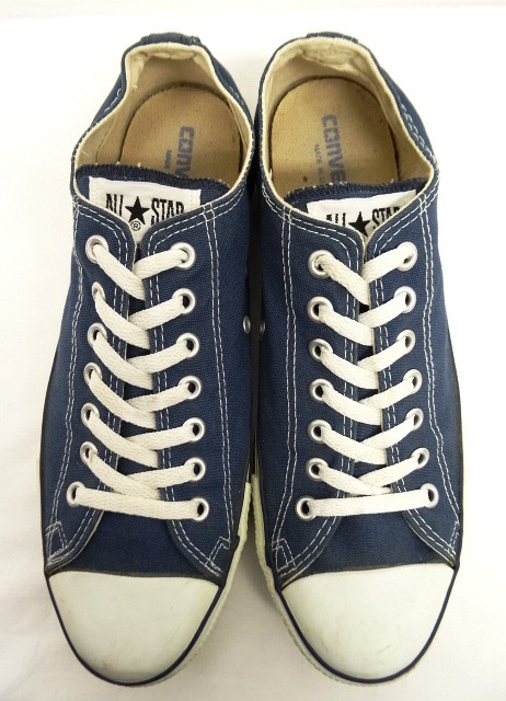 画像: 90'S CONVERSE "ALL STAR LO" キャンバススニーカー NAVY USA製 (VINTAGE)