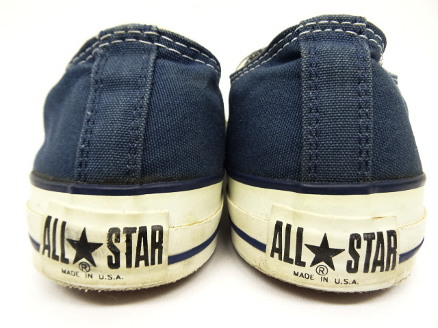 画像: 90'S CONVERSE "ALL STAR LO" キャンバススニーカー NAVY USA製 (VINTAGE)