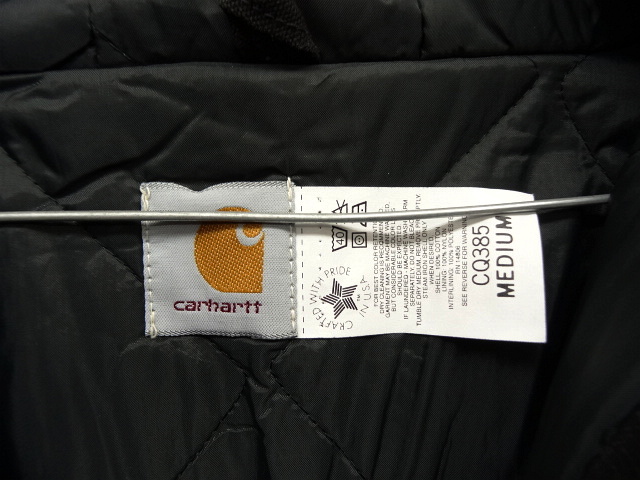 画像: 80'S CARHARTT シベリアンパーカー ブラック USA製 (VINTAGE)