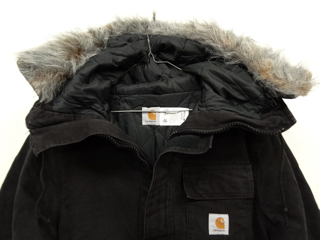 画像: 80'S CARHARTT シベリアンパーカー ブラック USA製 (VINTAGE)