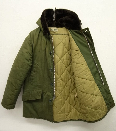 画像: 80'S LL Bean "TYPE B-9" 中綿入り ジャケット TALONジップ (VINTAGE)