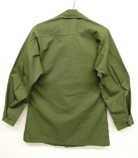 画像: 60'S アメリカ軍 US ARMY "JUNGLE FATIGUE 4th" リップストップ ファティーグジャケット XS-SHORT (DEADSTOCK)