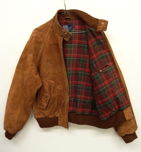 画像: 90'S RALPH LAUREN スウェード ドリズラージャケット (VINTAGE)