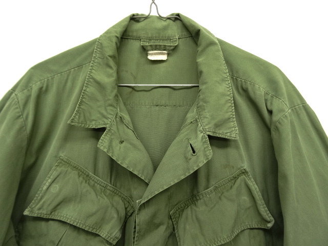 画像: 60'S アメリカ軍 US ARMY "JUNGLE FATIGUE 3rd" ノンリップ ファティーグジャケット L-SHORT (VINTAGE)