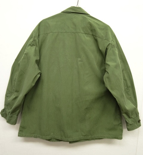 画像: 60'S アメリカ軍 US ARMY "JUNGLE FATIGUE 3rd" ノンリップ ファティーグジャケット L-SHORT (VINTAGE)