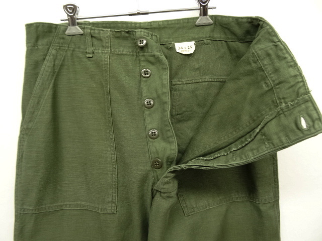 画像: 60'S アメリカ軍 US ARMY ベイカーパンツ W34L29 (VINTAGE)