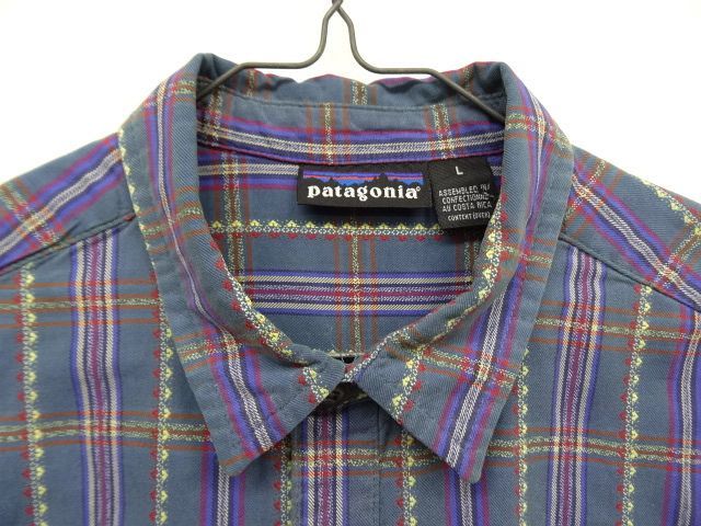 画像: 90'S PATAGONIA 雪無しタグ 長袖 シャツ チェック柄 (VINTAGE)