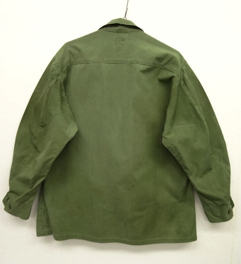 画像: 60'S アメリカ軍 US ARMY "JUNGLE FATIGUE 3rd" ノンリップ ファティーグジャケット M-SHORT (VINTAGE)