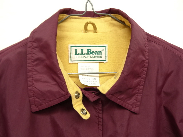 画像: 80'S LL Bean チンスト付き ナイロン コーチジャケット USA製 (VINTAGE)