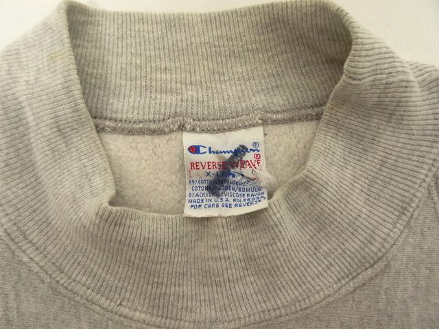 90s champion reverse weave モックネック 目無し-