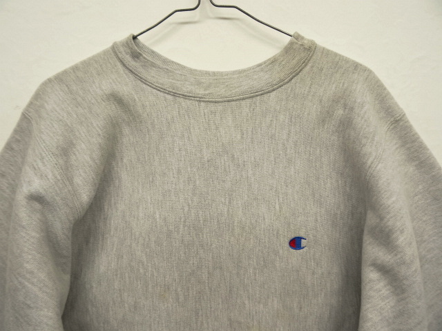画像: 80'S CHAMPION トリコタグ リバースウィーブ 無地 グレー USA製 (VINTAGE)