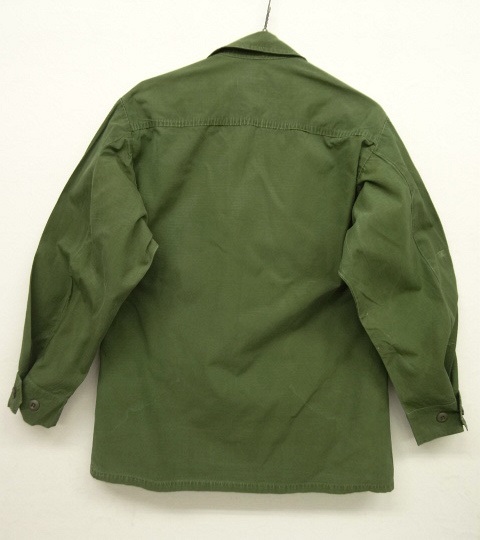 画像: 70'S アメリカ軍 US ARMY "JUNGLE FATIGUE 4th" リップストップ ファティーグジャケット S-SHORT (VINTAGE)