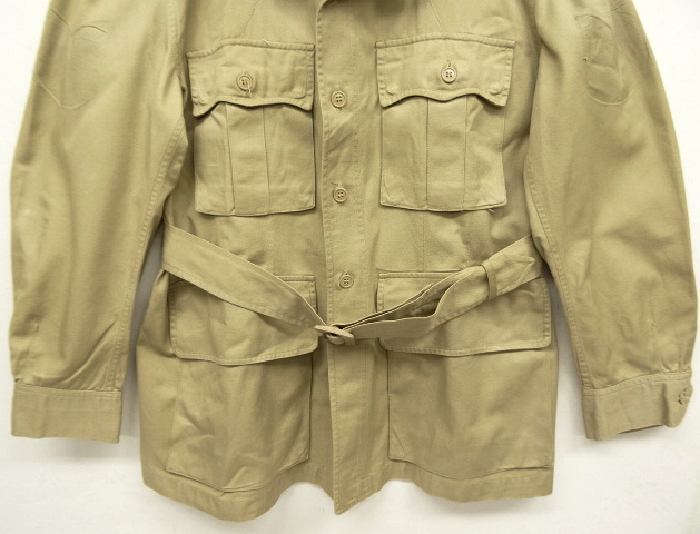 画像: 50'S アメリカ軍 USAF 黒タグ コットン トロピカルジャケット TAN (VINTAGE)