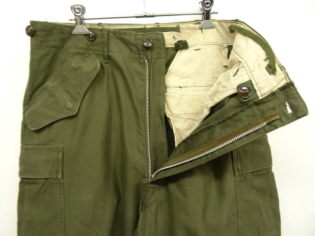 画像: 50'S アメリカ軍 US ARMY M-51 フィールドパンツ TALONアルミジップ S-SHORT (VINTAGE)