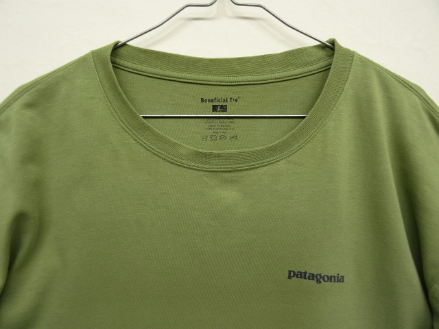 画像: 90'S PATAGONIA バックプリント BENEFICIAL T'S 長袖Tシャツ (VINTAGE)
